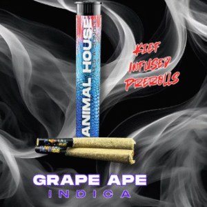 2 PACK INFUSED PRE-ROLLS - GRAPE APE