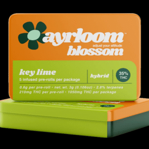 5 PACK INFUSED PRE-ROLLS - KEY LIME