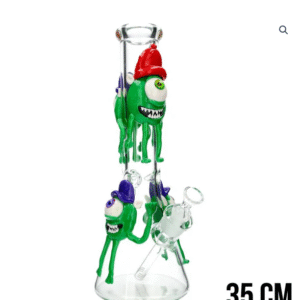 Glass Bong – Ice Bob Alien Green (35cm)